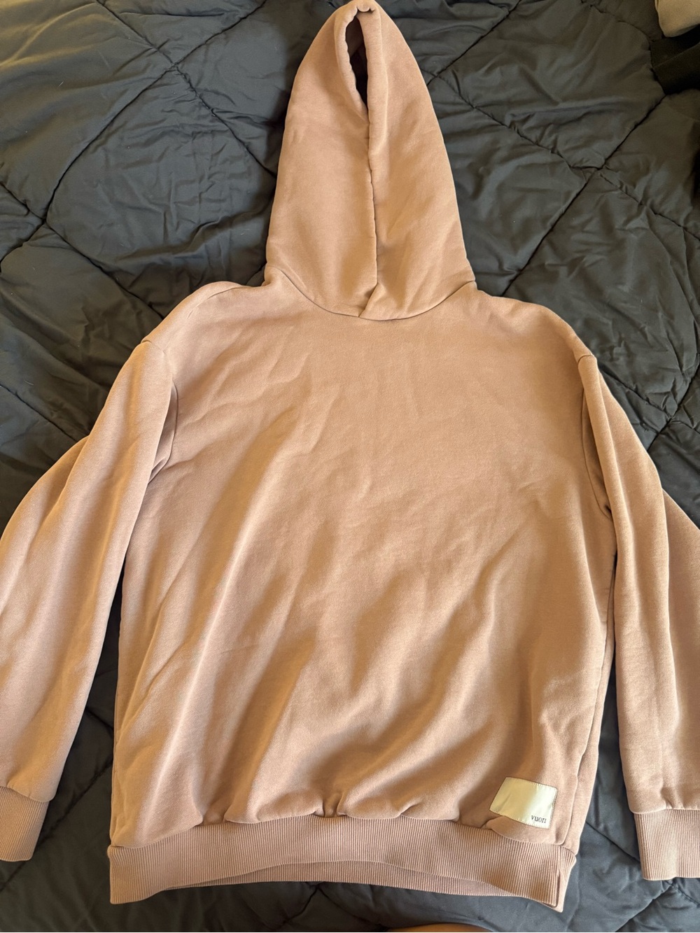 Beige/Taupe Pullover Hoodie